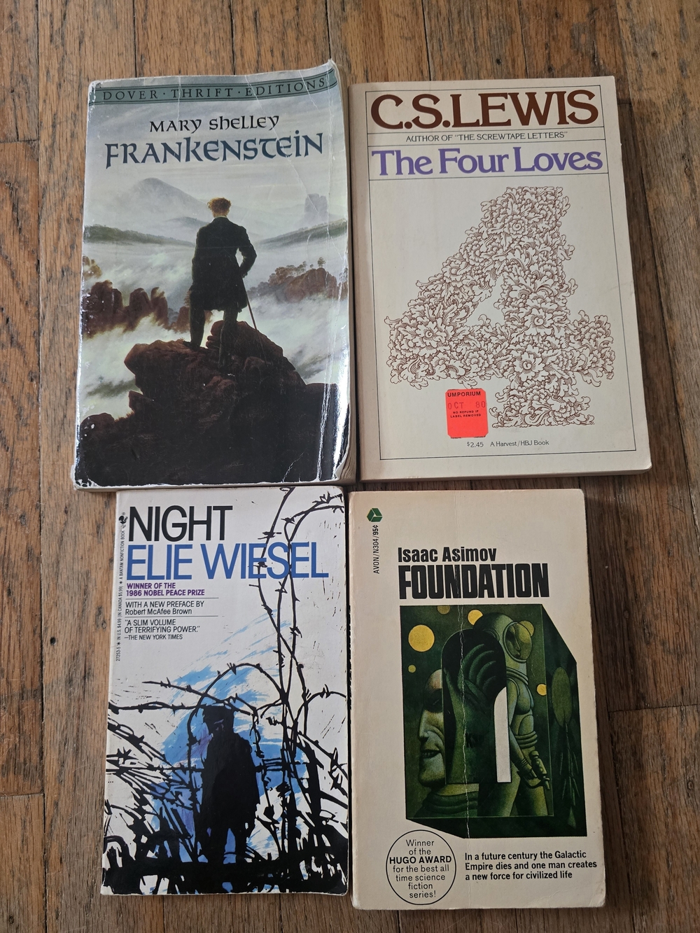 4 Vintage Fiction Novels